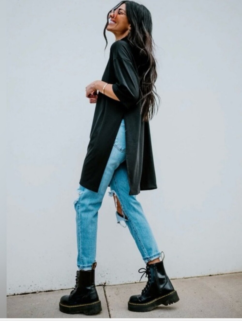 Lala Icon Mock Neck Top